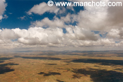 Altiplano depuis le ciel (Bolivie)
